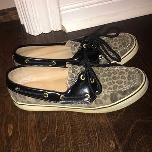 Sperry Topsider Leopard Print Shoes